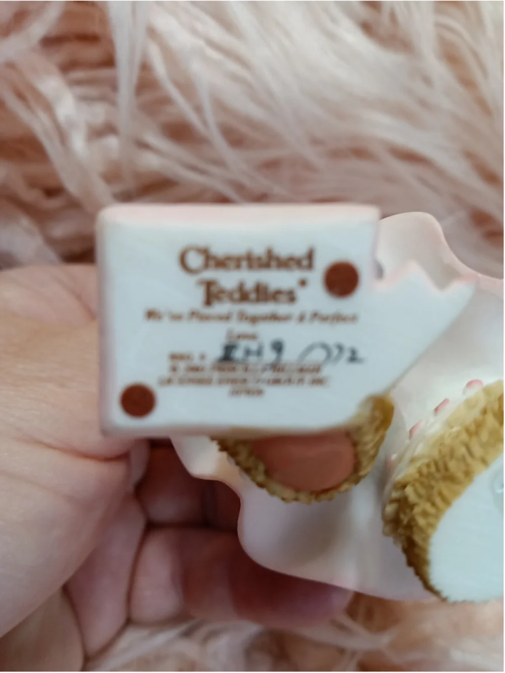 Cherished Teddies “We’ve Pieced Together A Perfect Love” I Love You Heart Cat